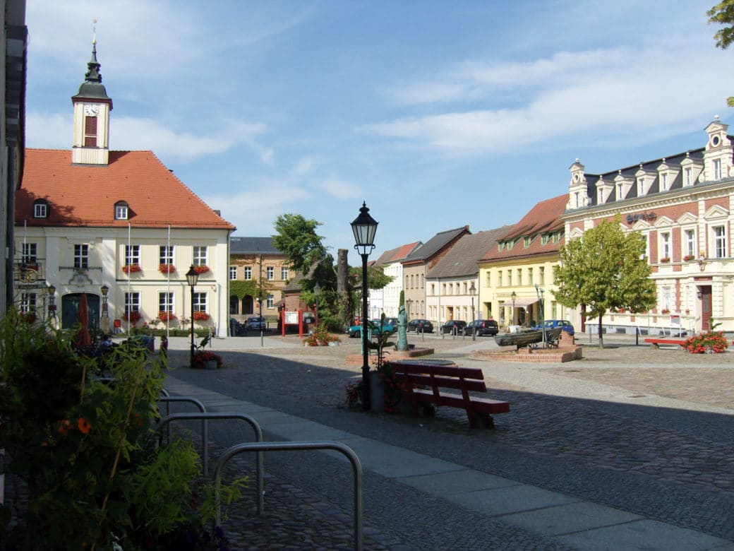 Picture: The photo shows the market place of the village Kleinengstingen.