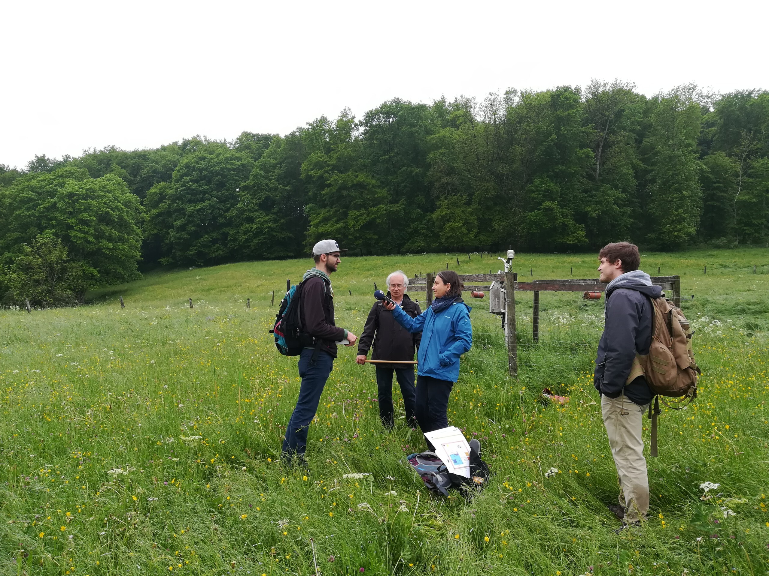 The Bavarian radio broadcasting visits the Schwäbische Alb exploratory